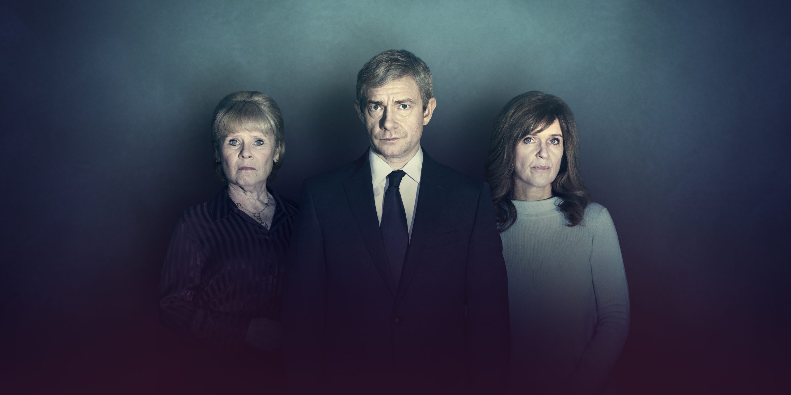 Martin Freeman, Caroline Langrishe, Dominique Moore and Evelyn Hoskins in ‘A Confession’